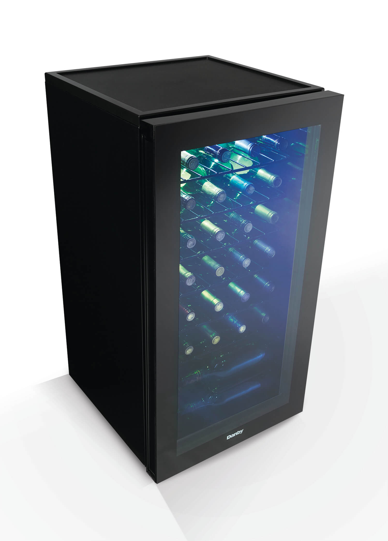 Danby 36 Bottle FreeStanding Wine Cooler in Black DWC036A2BDB6